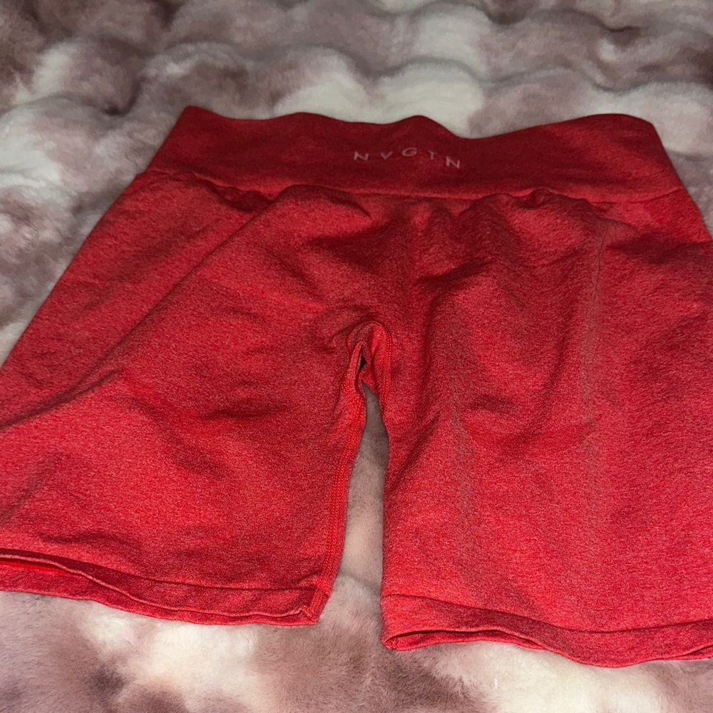 NVGTN Women's Vibrant Red Bike Shorts